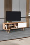 Hanah Home Ela 3333 Soporte para TV Nogal y Blanco